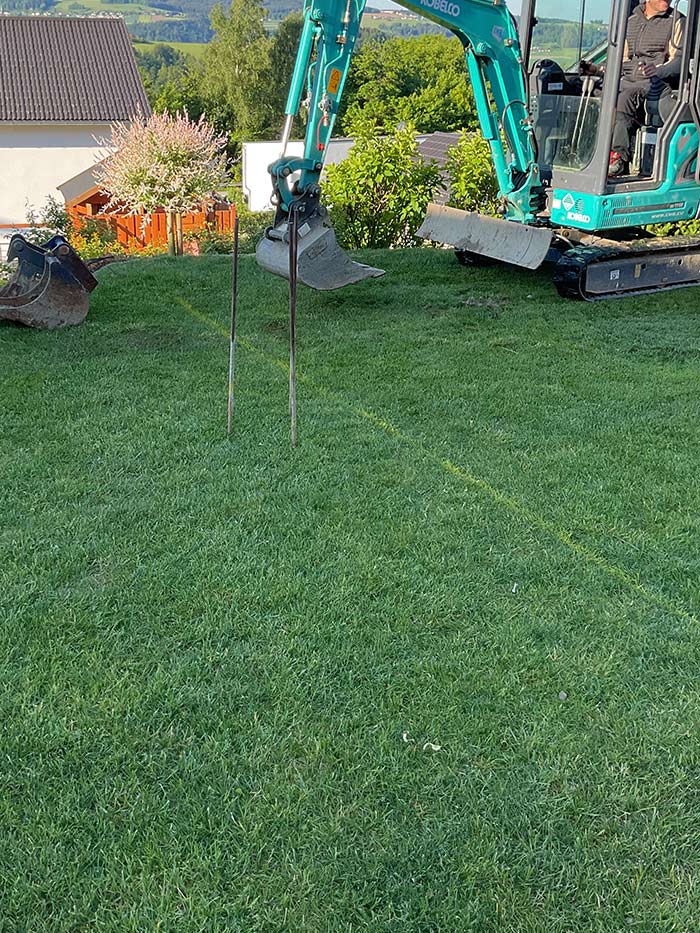 Poolfläche markieren