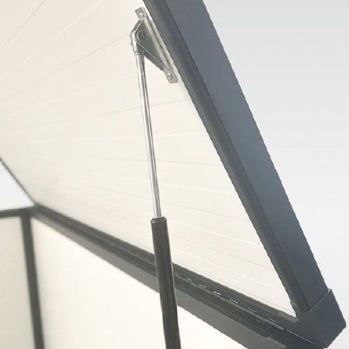 poolDECK einseitiges Schienensystem