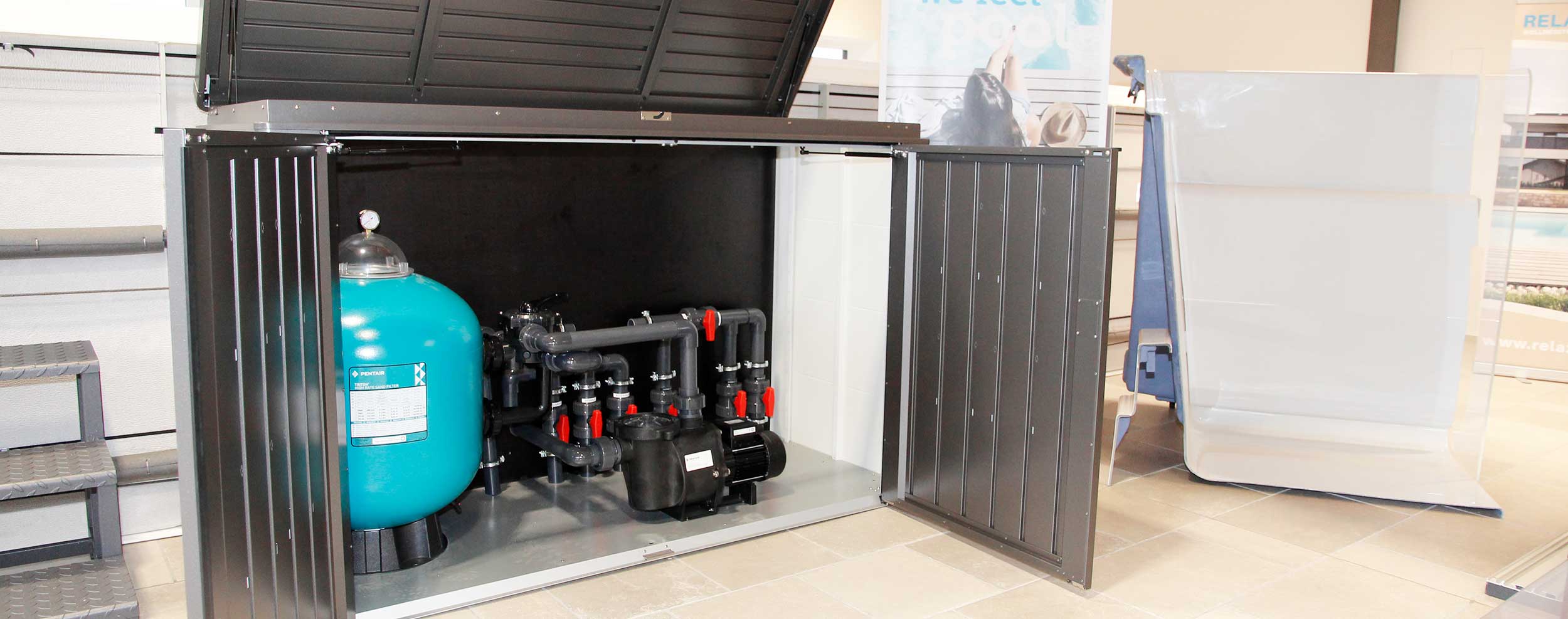 Pool Technik in Technikbox