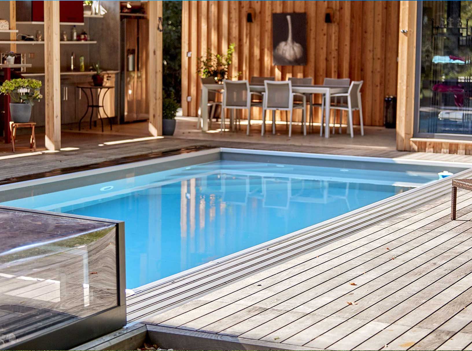 Diamant-Pool nahe am Haus