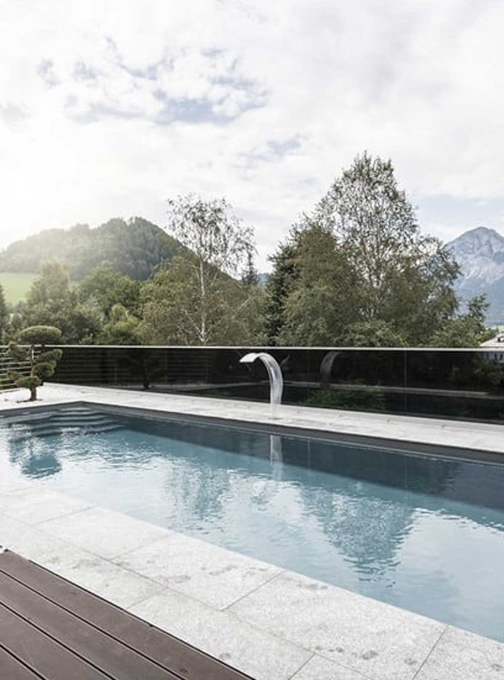 Polyfaser Einstück Poolbecken