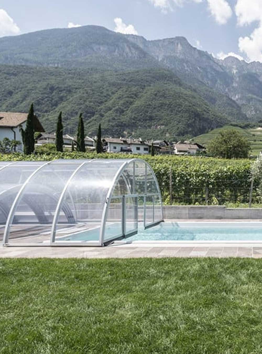 Polyfaser hohe Pool Überdachungen